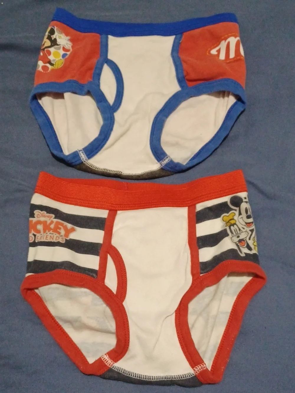 Bundle Of 10 Disney Boys Briefs Underwear Size 8